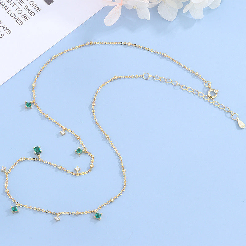 Collier émeraude