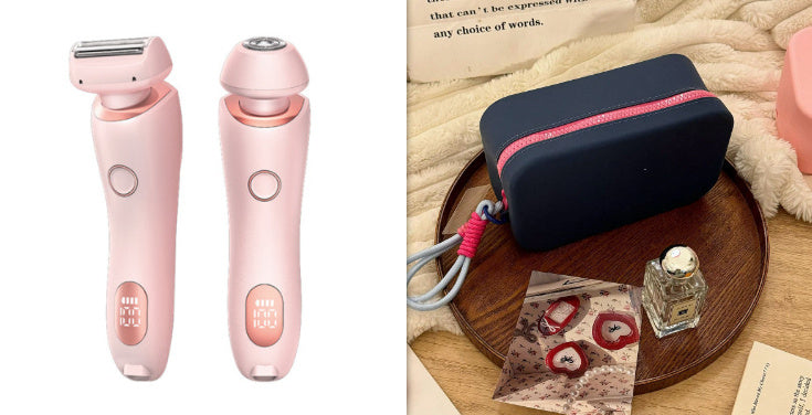 Épilateur 2 en 1 rechargeable par USB pour femme