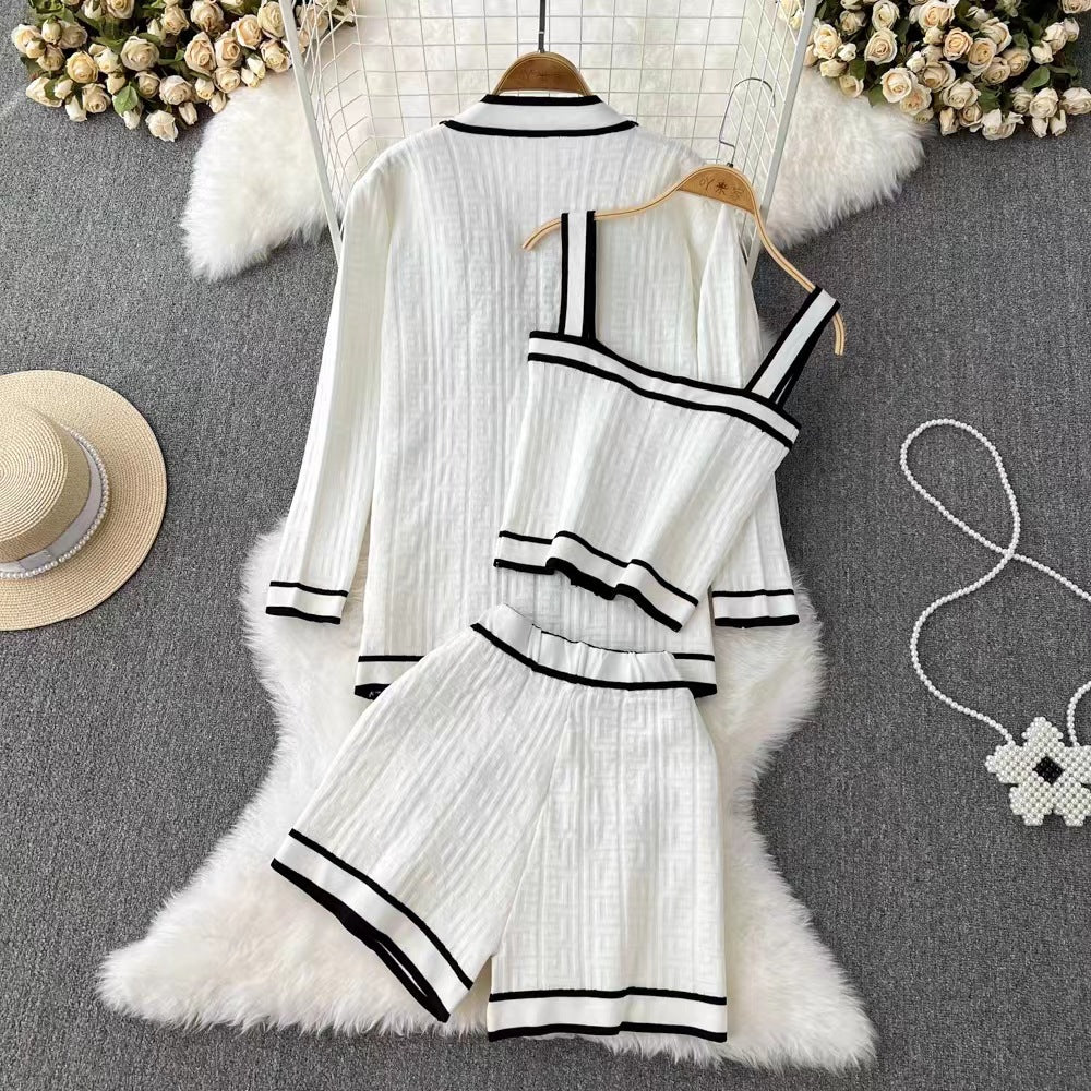 Ensemble ÉLA Cardigan tricoté