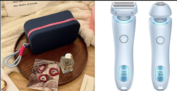 Épilateur 2 en 1 rechargeable par USB pour femme