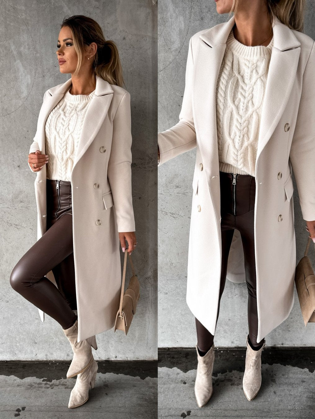 Manteau en laine