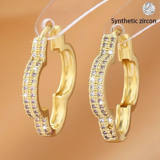 Boucles d'oreilles Quatre feuilles