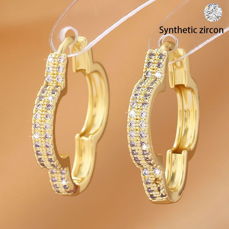 Boucles d'oreilles Quatre feuilles