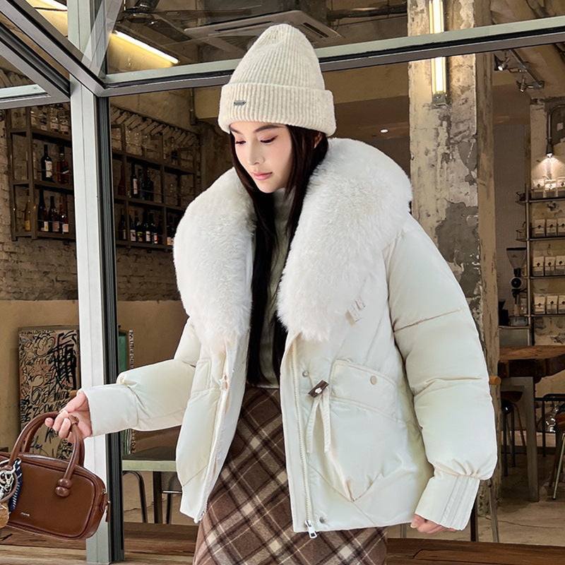 Large Size Straight Thickened Cotton padded Coat